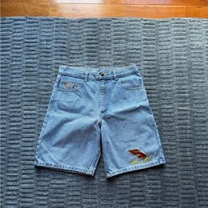 VINTAGE NASCAR JEAN SHORTS